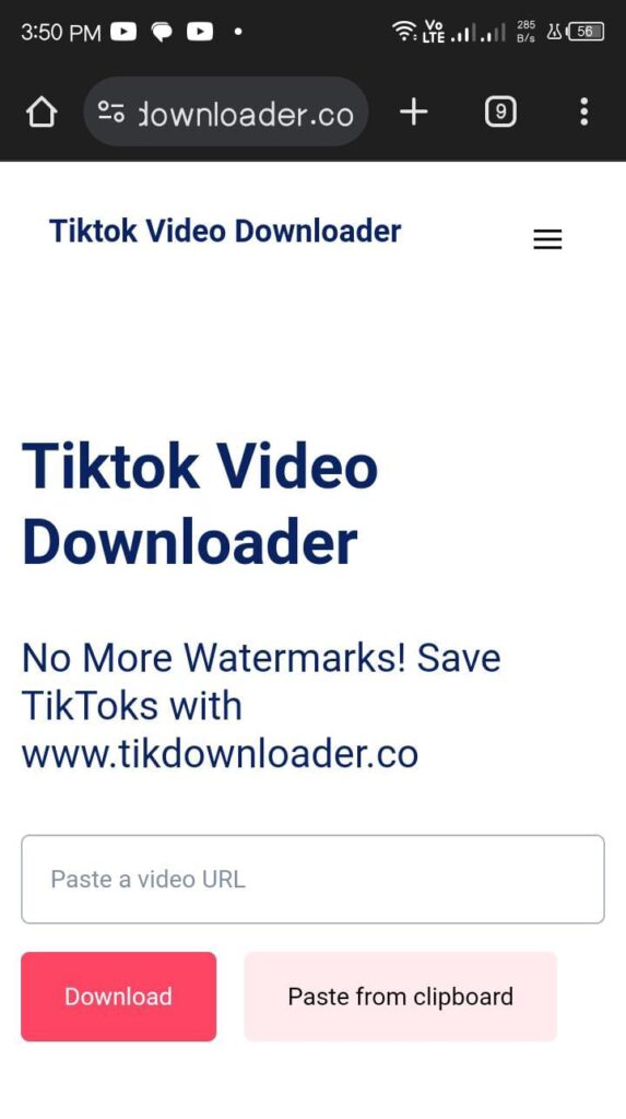 Saving TikTok Videos